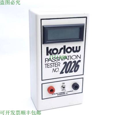 原装供应Koslow编号 2026 Passi-Tester 钝化测试仪 适用于不锈钢