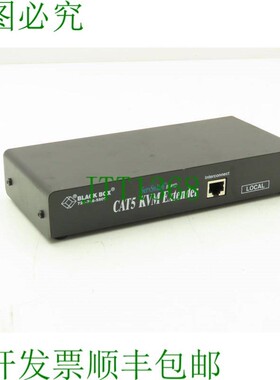 原装供应Black Box ServSwitch Cat5 本地 KVM 扩展单元