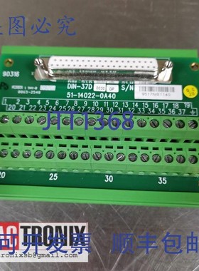 原装供应Plotech 51-14022-0A40 ISP3000 DIN-37D接线端子