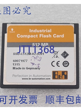 原装供应B&R 5CFCRD.0512-06 Rev. E0 工业级 Compact Flash 卡 5