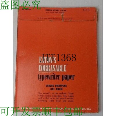 原装供应Sheaffer  36-416-10 打字机纸