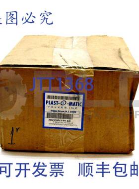 PLAST-O-MATIC ABVS100VS-PV-SW 1 英寸 SPNG ACTU 气门 VITON/S