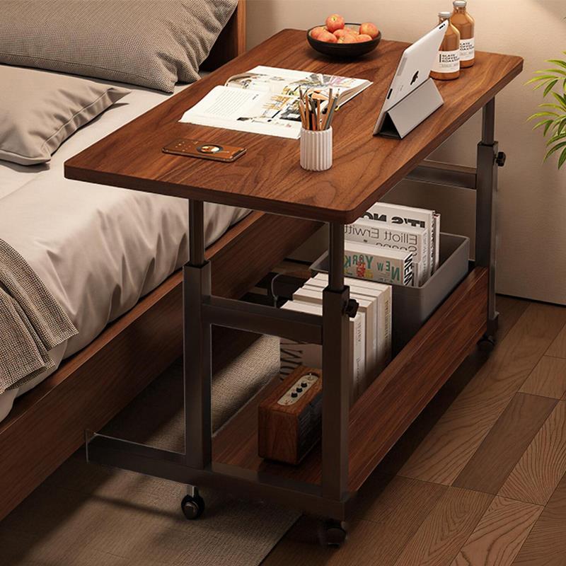 实木床边桌可移动可升降简约小桌子卧室家用学生写字桌简易电脑桌