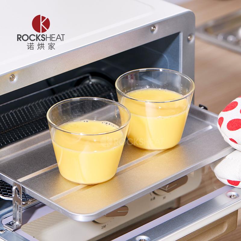 耐高温布丁杯子双皮奶玻璃耐热小碗酸奶杯带盖子果冻专用容器烤箱