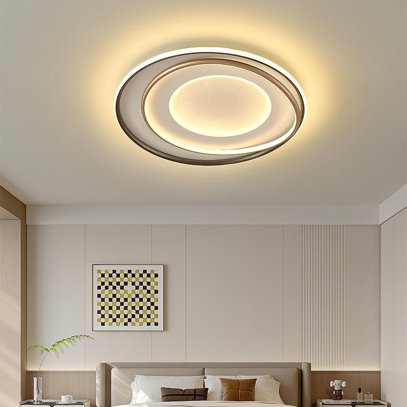 网红现代新款简约主卧室灯具北欧轻奢大气房间客厅书房led吸顶灯
