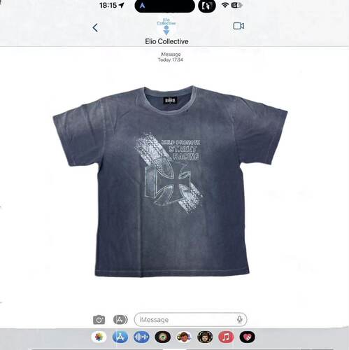 HEAVENKNOWS NEW VINTAGE 180G 洗水破坏做旧短袖 Racing