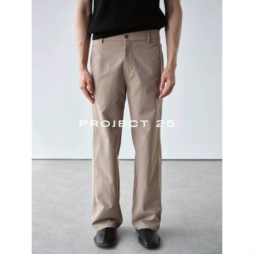 PROJECT 25 帝人SOLOTEX抗皱耐磨挺括半松紧直筒百搭休闲长裤男