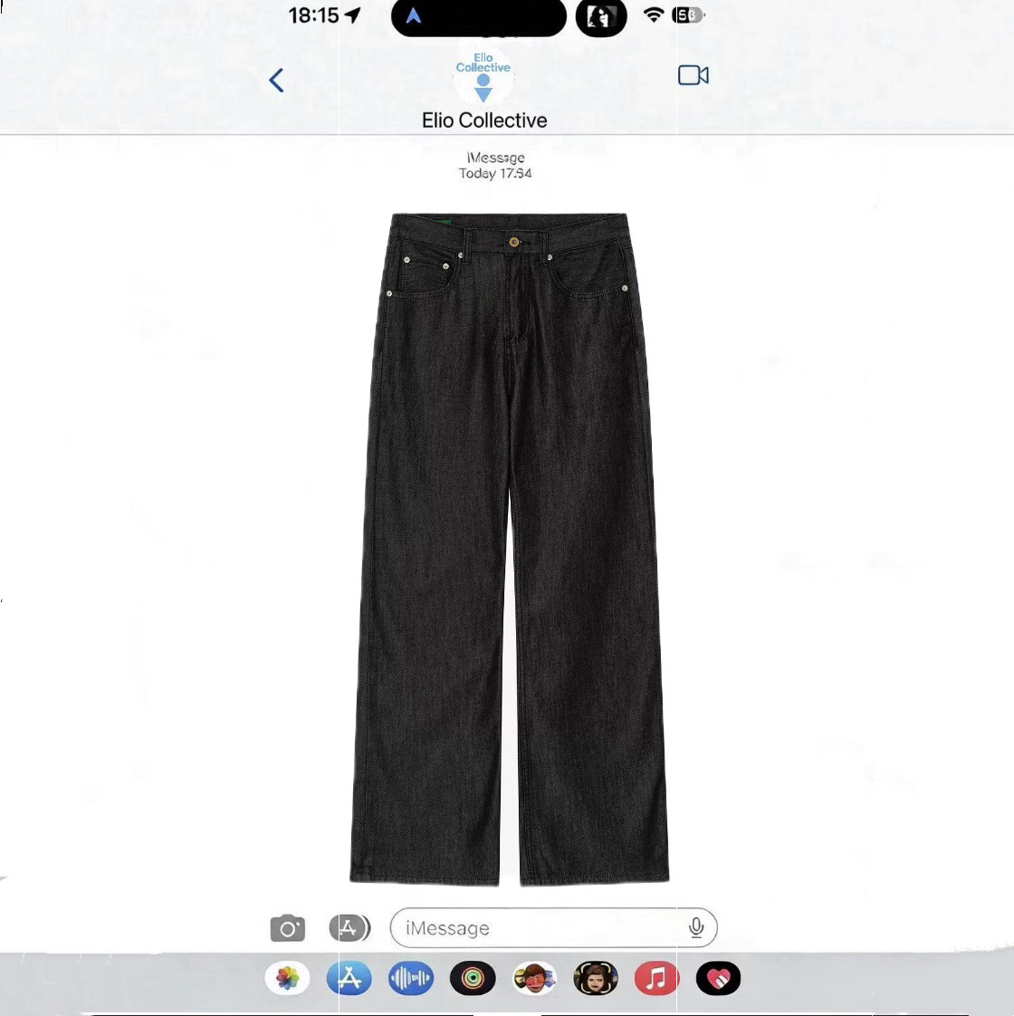 NO LOGO / 2021M * 原创设计光泽感直筒微喇垂感原色牛仔裤