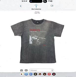 HEAVENKNOWS NEW VINTAGE 180G 洗水破坏做旧短袖 Targets