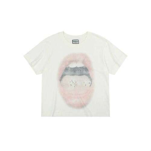 VIOLENTDOG红唇骰子印花单缝线水洗短袖GAMING TEE