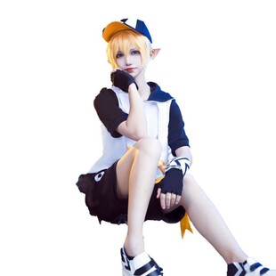 凹凸世界金cos服黑化金cosplay服装c男女动漫日常服假发儿童扮演