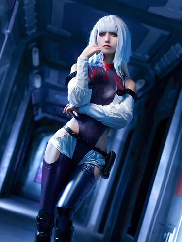 cyberpunk2077赛博朋克边缘行者露西cos服 Lucy跑手cospaly服装女