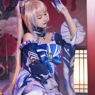 心海cos原神珊瑚宫心cosplay女装动漫游戏服装连衣裙女c服全套