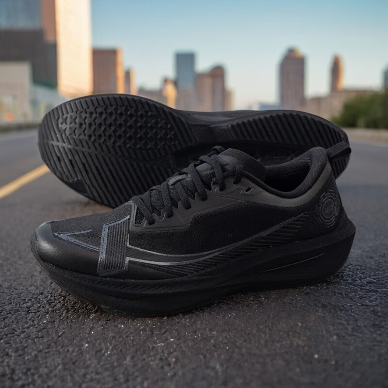 特步一体成型二代跑鞋男