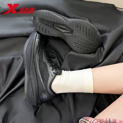 特步一体成二代跑步鞋女