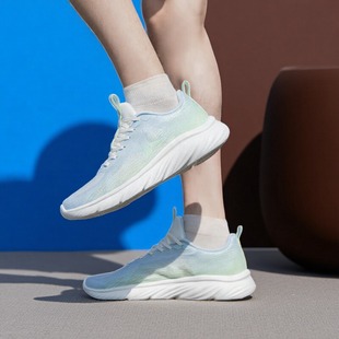 特步运动鞋男鞋网面透气休闲鞋子户外旅游鞋冬季新款轻便慢跑鞋男