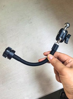 车载支架加长杆万向调节支架汽车手机导航支架17mm母球头延长软管