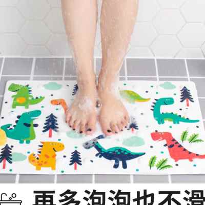儿童防水浴室防滑垫卫浴淋浴垫子卫生间厕所浴缸可爱地垫洗澡脚垫