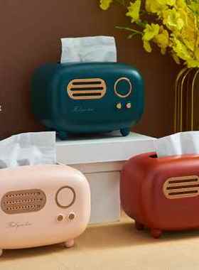 北欧创意家居饰品收音机摆件客厅酒柜电视柜办公室桌面玄关装饰品