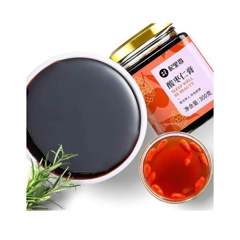 杞里香茯苓酸枣仁膏300g瓶装正品黄精桑葚桂圆莲子代用养生膏滋