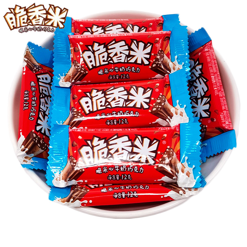 德芙脆香米夹心牛奶巧克力500g休闲小零食结婚喜糖婚庆糖果散装