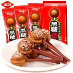 金冠黑糖话梅棒棒糖红糖奶糖酸甜批发优果奶脆儿童办公休闲小零食