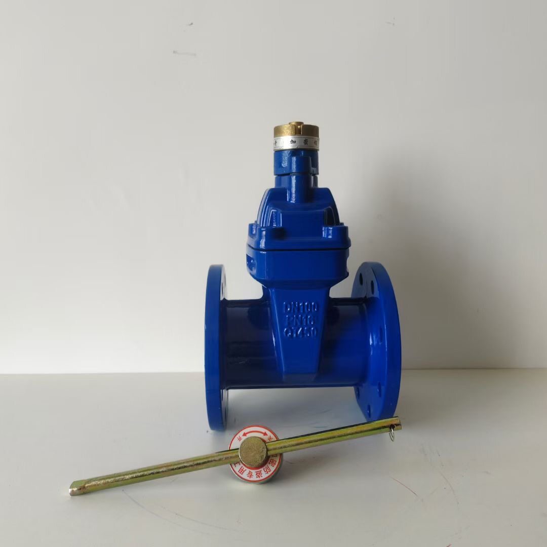 表前闸阀软密封磁性钥匙防盗加密软密封法兰闸阀JMZ45X-16Q现货