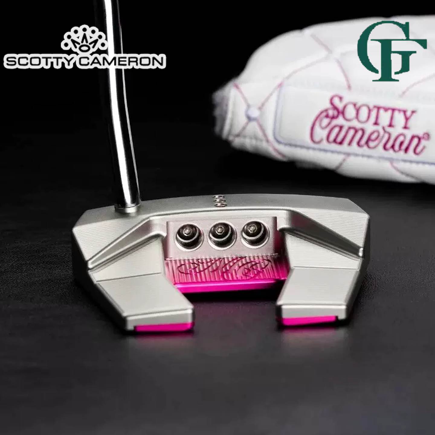 Titleist卡梅隆25款限量MY GIRL高尔夫推杆PINK&PEARLS闪耀粉珍珠图片