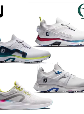Footjoy高尔夫球鞋FJ新款23男士HyperFlex系列防水缓震golf有钉鞋
