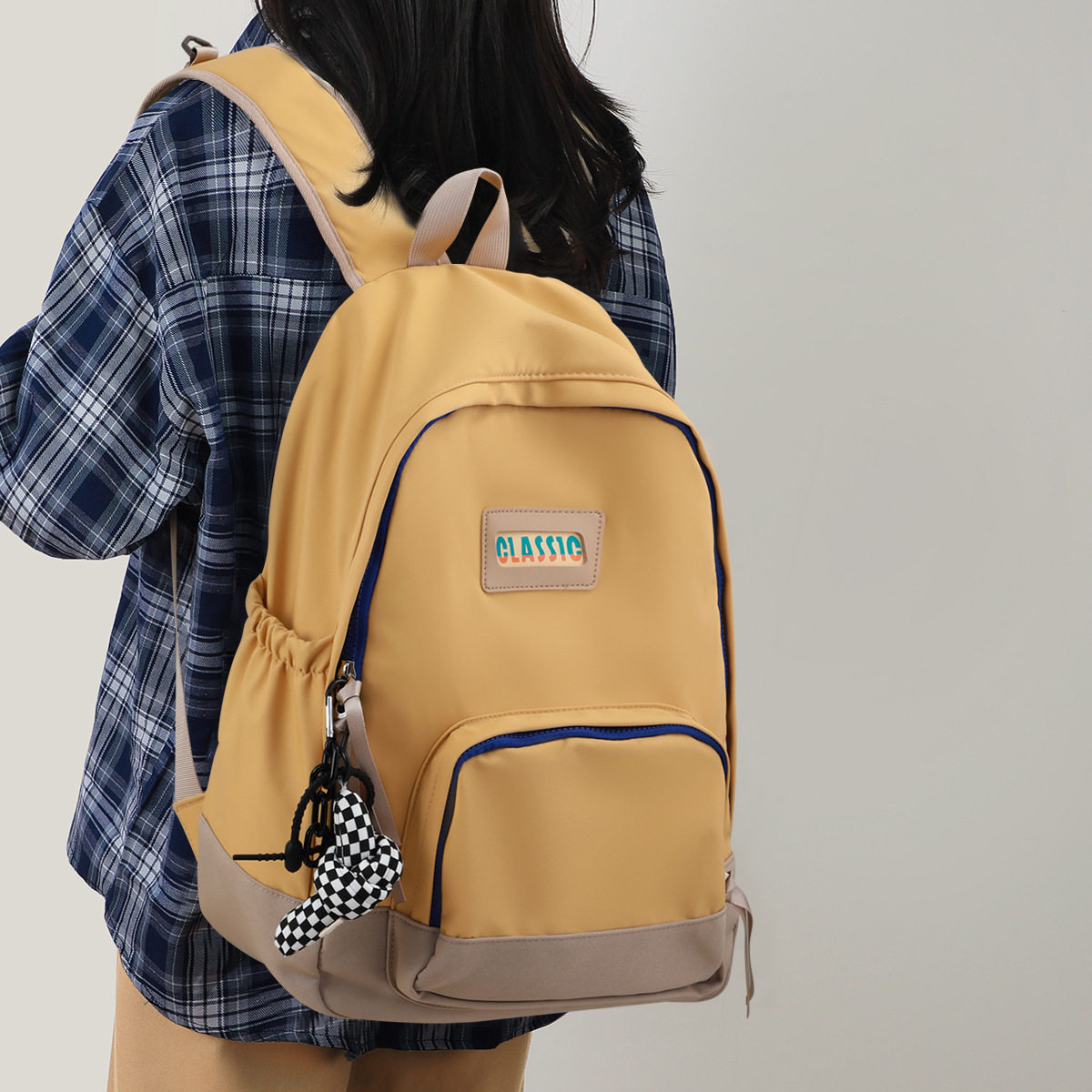 双肩包少女小孩背包入学书包电脑包大容量小初高中大学生韩版网红