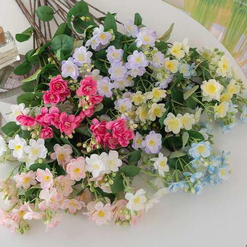 茉莉花高级感仿真花装饰花卉花束