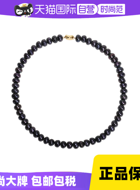 Idokawa黑色淡水珍珠项链