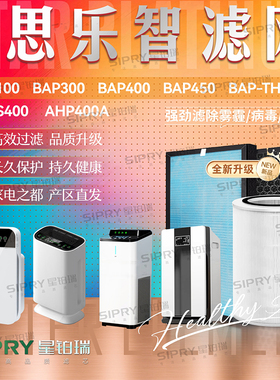 配SENSOLOGY思乐智空气净化器BAP100/300/CAPS400/TH-138过滤网芯