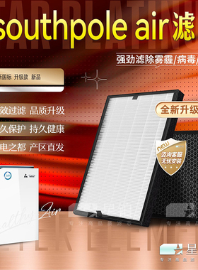 适配southpole air细心环保空气净化器过滤网负离子 除醛复合滤芯
