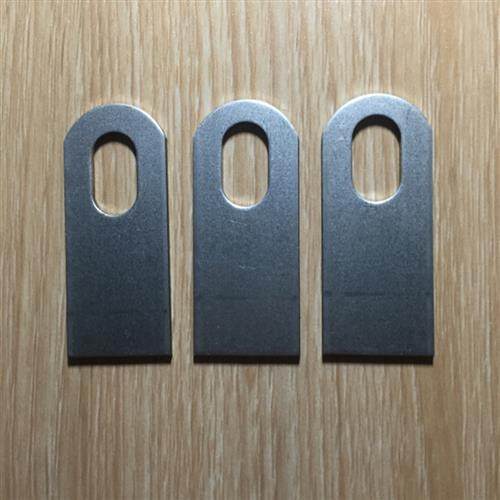 长孔耳仔片门窗连接片焊接配件镀锌铁耳仔焊片防盗网门窗焊片60长