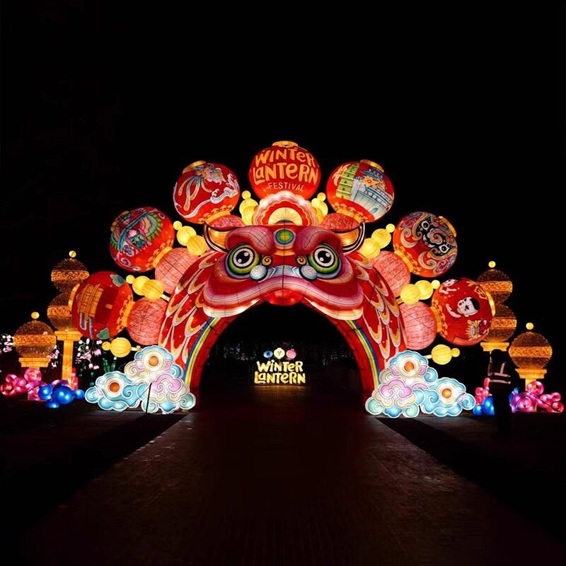 春节元宵大型花灯自贡厂家设计元旦庙会灯展新年彩灯灯组装饰摆件