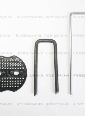 U型地钉三维网草皮钉土工格栅防草布U型钉钢加粗u钉喷漆绿色地钉