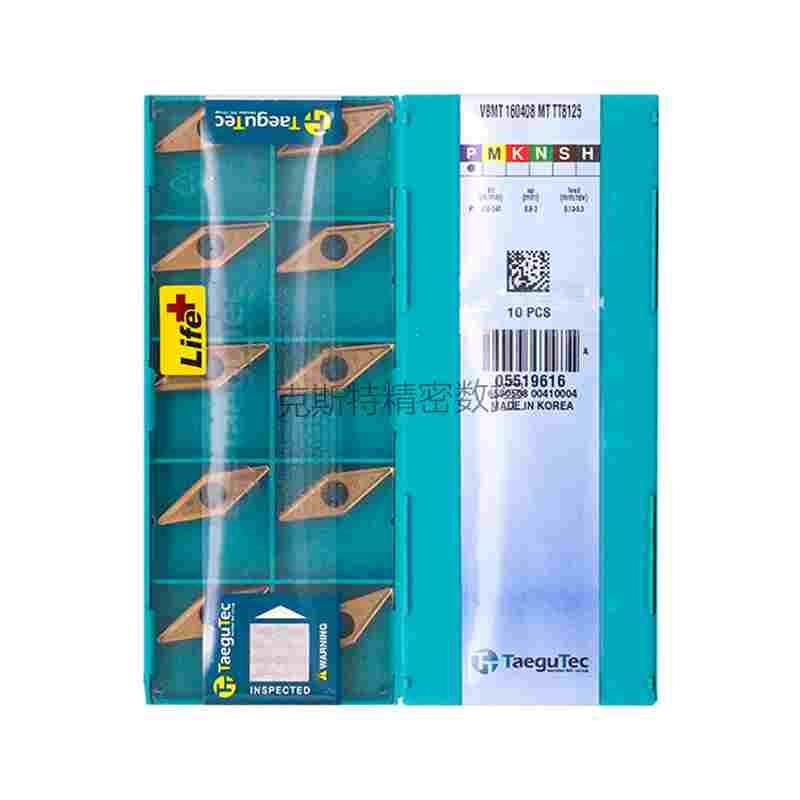 韩国特固克 Taegutec数控刀片 VBMT160408-MT TT8125 加工钢件