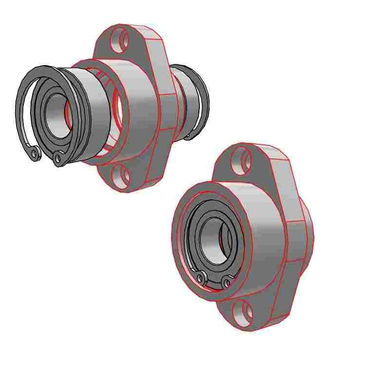 轴承座嵌入型C-BGCZB BGCYB608 6000 6900 6001 6901 6904 6004ZZ