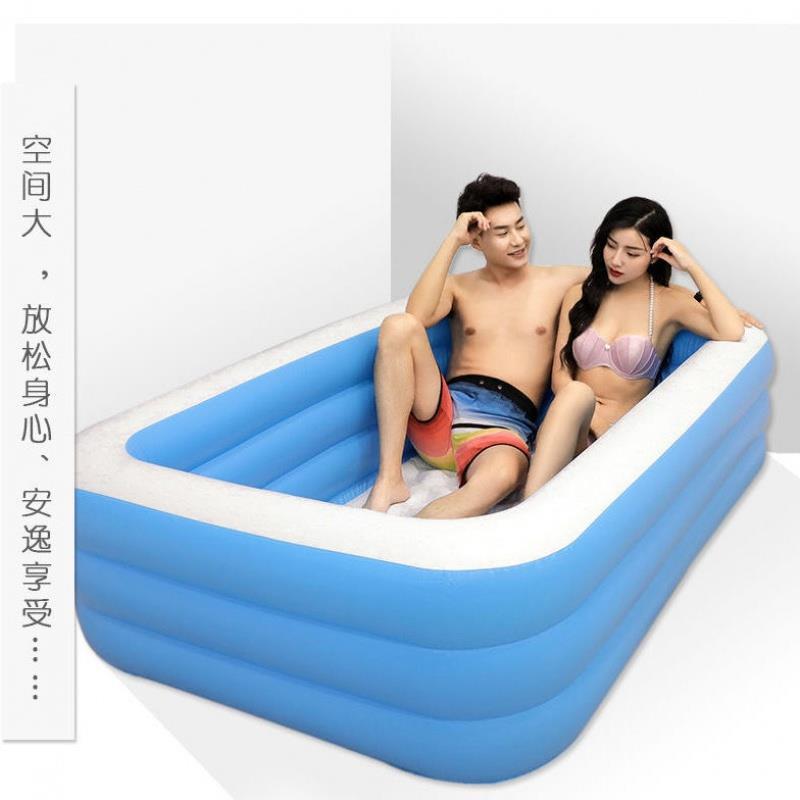 充气浴缸泡澡桶全身可折叠浴桶洗澡桶成人加厚沐浴桶可充气沐浴盆