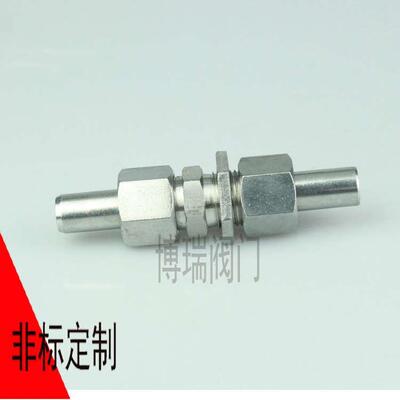 焊接式隔壁直通管接头JB974-77液压铁接头 穿板 碳钢接头高压
