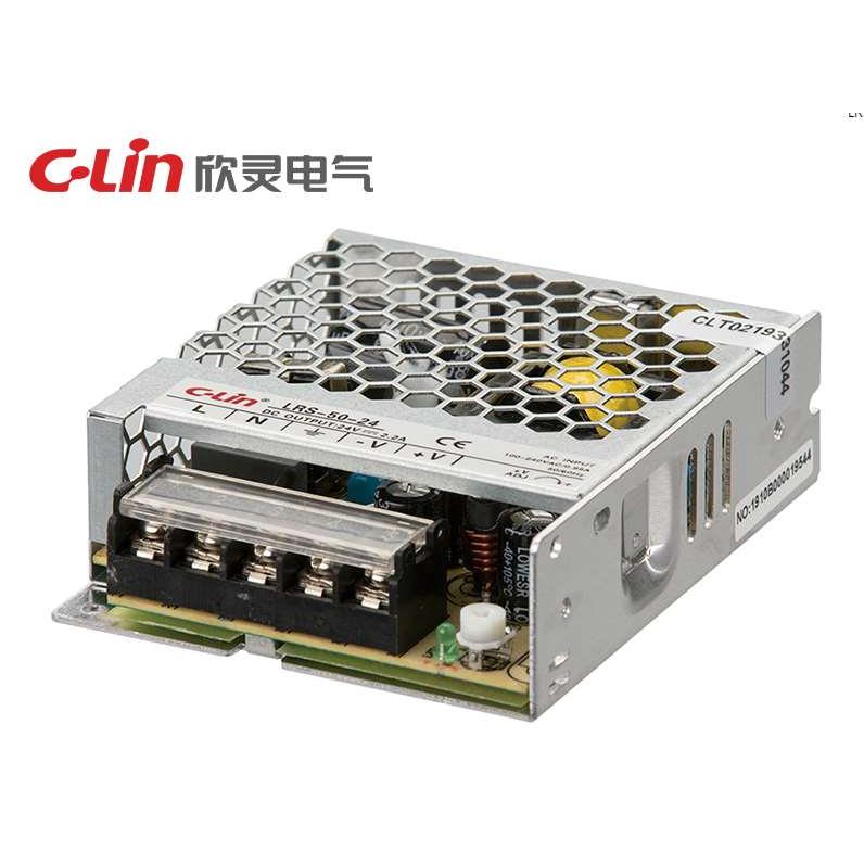欣灵超薄型开关电源LRS-35-24 LRS-50-24 LRS-75-24单组输出DC24V