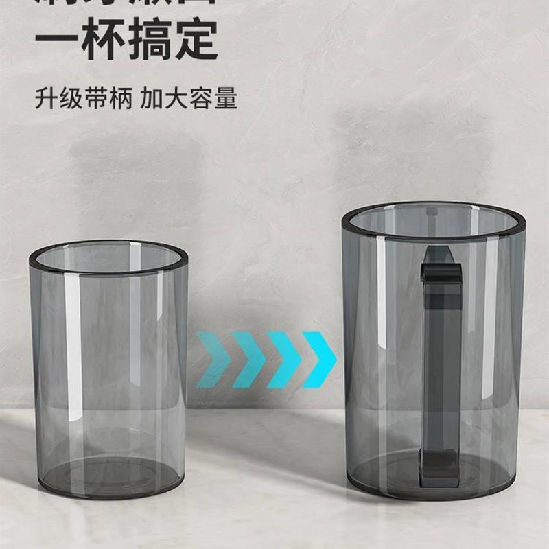 轻奢牙刷置物架免打孔卫生间漱口杯刷牙杯挂架壁挂式牙刷牙膏