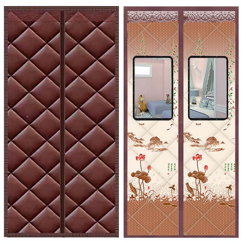 冬季棉门帘保暖防寒保温家用挡风加厚自吸对吸隔音防风磁铁隔断帘