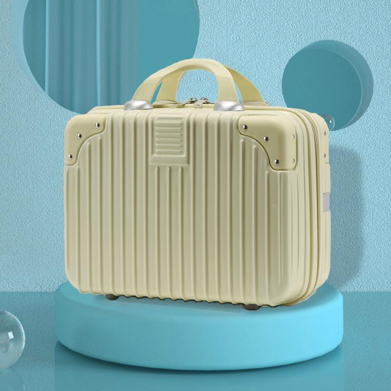 14寸复古手提行李箱女小型轻便收纳化妆包旅行登机箱伴手礼