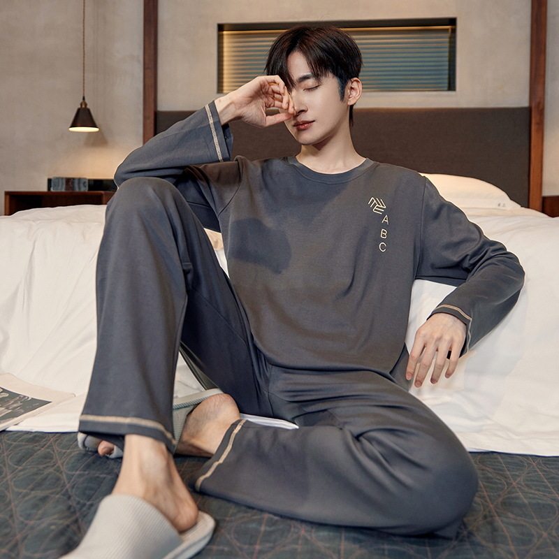 全棉纯棉A类抗菌纯棉睡衣男士秋冬季长袖长裤休闲可外穿全棉家居,童装/婴儿装/亲子装,家居服套装,淘宝优惠券,粉丝福利购,淘宝优惠卷