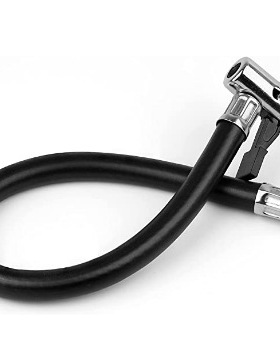 轮胎气压表气管加气表充气枪配件防爆软管胎压表枪充气延长管包邮