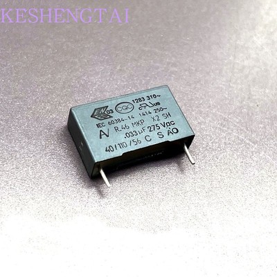 R46KI2330JH01M 安规电容R46 275V0.033uF 33nF X2 KEMET AV 15mm