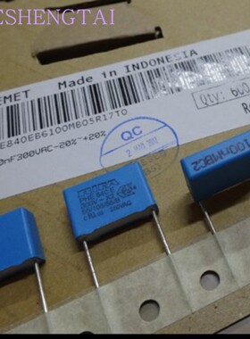 PHE840EB6100MB05R17 PHE840E 300V100NF 0.1UF X2电容KEMET RIFA