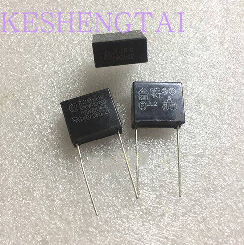 ECQU2A104MV 松下进口安规电容器 0.1uF 250V 100nF X2 104M 15mm